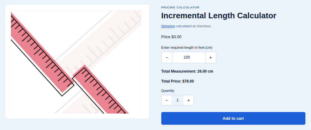 Incremental Length Calculator